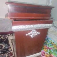 سطل آشغال با جا دستمال کاغذی