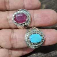 انگشتر رکاب شاهرخ فیروزه و یاقوت