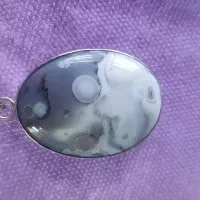 عقیق مصور قاب نقره|جواهرات|زاهدان, |دیوار