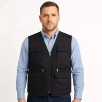 جلیقه کار طرح خبرنگاری  با رنگ بندی