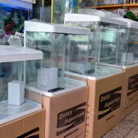 آکواریوم شیشه خم شرکتی دلساوآکوا باارسال