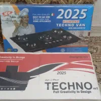 هود و گاز پنج شعله تکنو|اجاق گاز و لوازم برقی پخت‌وپز|ربط, |دیوار