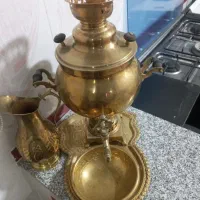 سماور زغالی شش لیتری صحیح سالم|کلکسیون اشیاء عتیقه|مرند, |دیوار