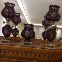 شمعدان کریستال دوپوست اعیانی شیک جهیزیه|لوستر و چراغ آویز|تهران, الهیه|دیوار