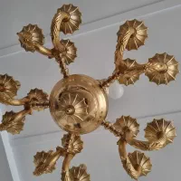 ﻟﻮﺳﺘﺮ ﺑﺮﻧﺞ|لوستر و چراغ آویز|تهران, افسریه جنوبی|دیوار