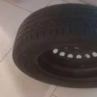 یک عدد رینگ و لاستیک پراید در حد نو|قطعات یدکی و لوازم جانبی|پردیس, فاز ۱۱|دیوار