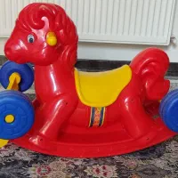 اسب دو کاره چرخ دار و راکر|اسباببازی بچه|آستانه اشرفیه, |دیوار