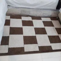 فرش ماشینی ۶ متری با طرح شطرنجی