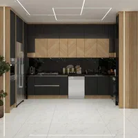 کابینت آشپزخانه/مشکی و چوب/مات/۷روزه/|مصالح و تجهیزات ساختمان|تهران, پاسداران|دیوار