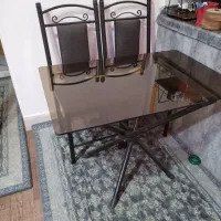 میز و صندلی ناهارخوری ۴ نفره درحد نو بدون خطوخرابی|میز و صندلی غذاخوری|شهرضا, |دیوار