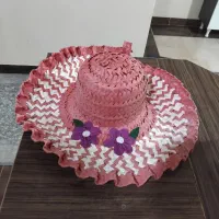 سبدوکلاه حصیری سنتی نو سالم فقط تزئینی بوده|صنایع دستی و سایر لوازم تزئینی|فریدونکنار, |دیوار