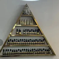 استند لاک مثلثی طلایی