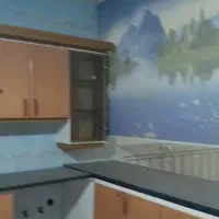 فروش کابینت در حد نو رنگ استاتیک با هود وسینک|مصالح و تجهیزات ساختمان|خمینیشهر, |دیوار