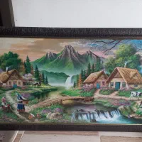 دو عدد تابلو مجسمه و تزیینی