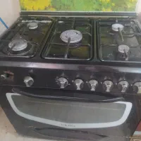 گاز ۵شعله فر دار لوفرا با دو جوجه گردان