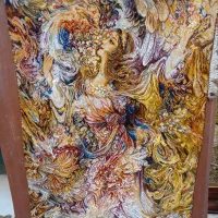 تابلو فرش دستباف مینیاتور رایحه بهاری golha|تابلو فرش|تهران, نارمک|دیوار