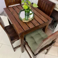 میز صندلی مدل نیمکتی