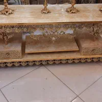 میز تی وی LED LCD گل رز تاجدار برنز سوگلی