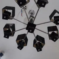 لوستر ۸ شاخه|لوستر و چراغ آویز|اهواز, زندوکیلی|دیوار