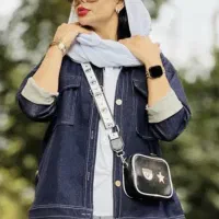 کت پاییزه جین بار بوتیک کاملا نو جنسش لطیفه تا۵۰|لباس|ساری, |دیوار