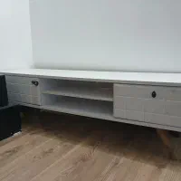 میز تلویزیون تی وی وال ۲ عدد باکس شلف