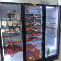 یخچال فروشگاهی ایستاده *** ۳درب ایلیاتمام مس۲متری