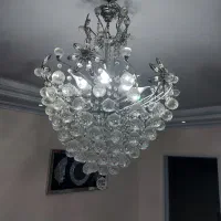 لوستر کریستالی ۸ شاخه.کاملا سالم.|لوستر و چراغ آویز|تهران, افسریه جنوبی|دیوار