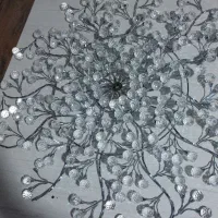 ۲ عدد لوستر ۱۶ شعله کریستال