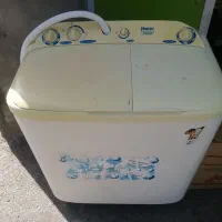 ماشین لباسشویی دو قلو تمیز حایر|ماشین لباسشویی و خشککن لباس|استهبان, |دیوار