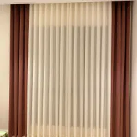 پرده مینیمال|پرده، رانر، رومیزی|تهران, گلستان (شهرک راه آهن)|دیوار