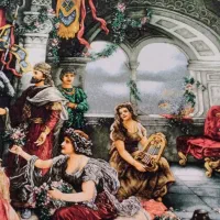 تابلو فرش دستبافت تاجگذاری تزار|تابلو فرش|قدس, شهرک فرزان|دیوار