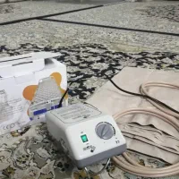 تشک برقی یک نفره با پمپ برقی در حد نو