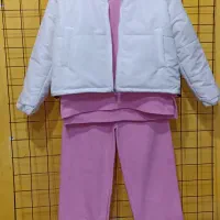 کاپشن پفکی سفید