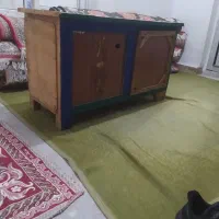 کمد چوبی کتاب دانش آموز|کتابخانه، شلف، قفسه‌های دیواری|پارس‌آباد, |دیوار