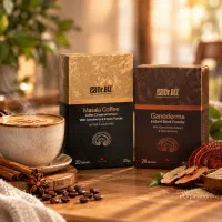 قهوه ماسالا با قارچ گانودرما ۲۰ عددی