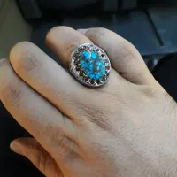 فیروزه عنکبوتی نیشابور محک