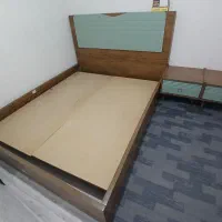 تخت خواب دو نفره 160X200 چوب ام دی اف