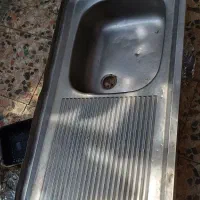 کابینت گالوانیزه دست دوم و سینک|مصالح و تجهیزات ساختمان|رودسر, |دیوار