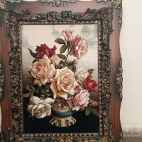 تابلو فرش ماشینی کاملا سالم و نو