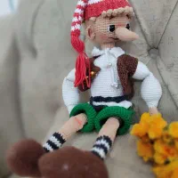 عروسک پینوکیو|اسباب‌بازی بچه|چادگان, |دیوار