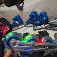 سه عدد اسکیت با لوازم