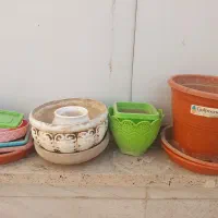 گلدان ها پلاستیکی و سرامیک|گل و گیاه طبیعی|ری, فیروزآبادی|دیوار