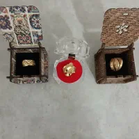 ۳ عدد انگشتر و ۴ حلقه النگو طلا
