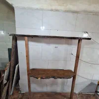 قفسه چوبی ویترین