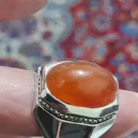 انگشتر نقره اوپال وعقیق|جواهرات|تهران, اکباتان|دیوار