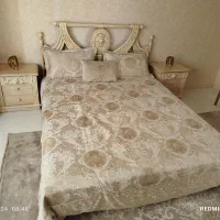 تخت دونفره تمام چوب|تخت و سرویس خواب|سبزوار, مدرس|دیوار