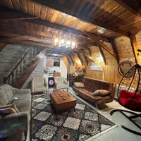 کلبه رویایی سوئیسی استخردار|اجارهٔ کوتاهمدت ویلا و باغ|چالوس, |دیوار