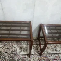 میز 2عدد جلو مبلی تمیز سالم ارسال هم دارم