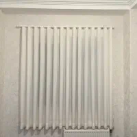 پرده حریر شاین دوخت مینیمال با آستر