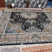 فرش 12 متری سورمه ای اطمینان بیدگل کاشان|فرش|شاندیز, |دیوار